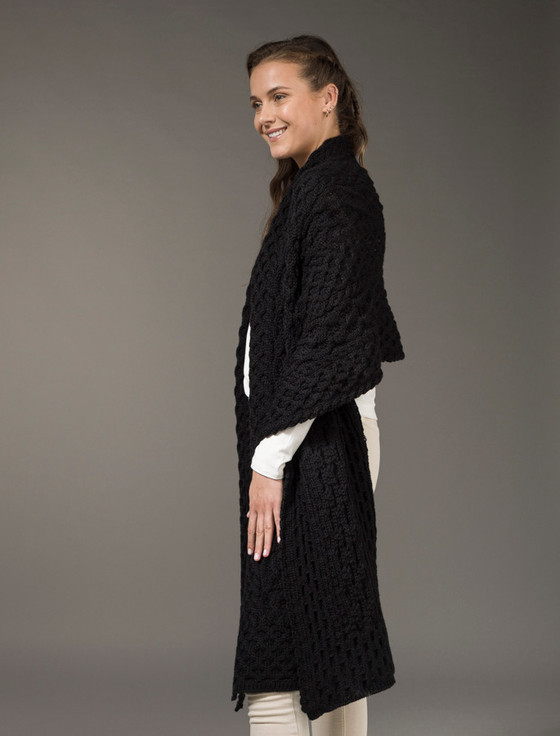 Aran Cashmere ‎Ca‎ble Aran Wrap‎‎‎‎‎