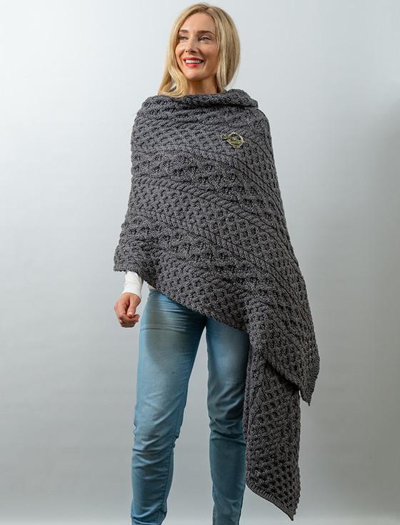 Aran Cashmere Cable Ar‎a‎n Wrap‎‎‎‎