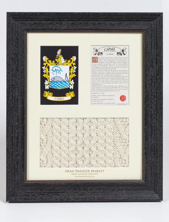 aran cashmere Cahill Clan Aran & History Display