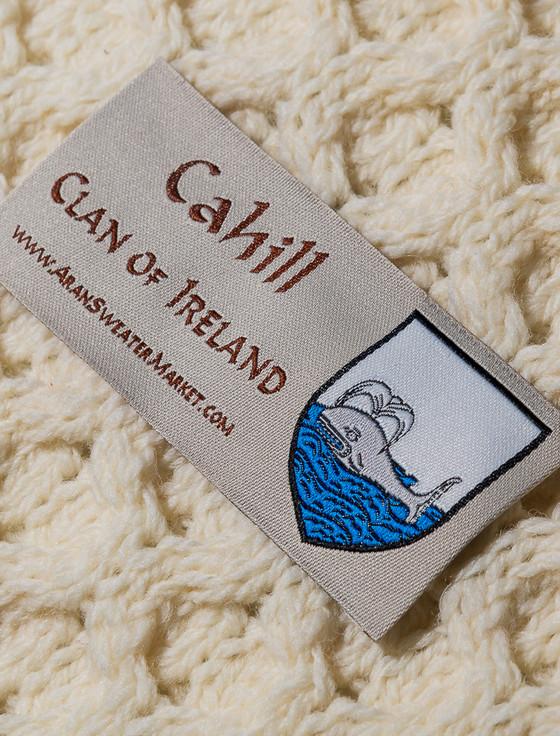 Aran Cashmere Cahill Clan Aran Poncho