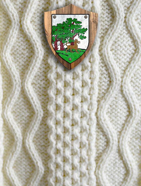 Aran Cashmere Callaghan Clan Aran Throw