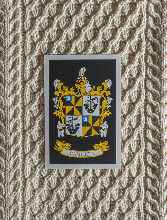 Aran Cashmere Campbell Clan Aran Throw