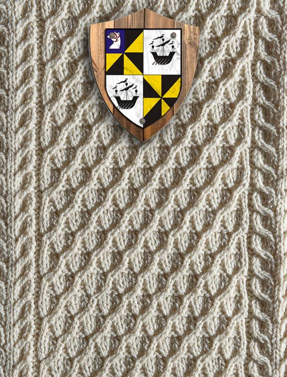 aran cashmere Campbell Clan Aran Throw