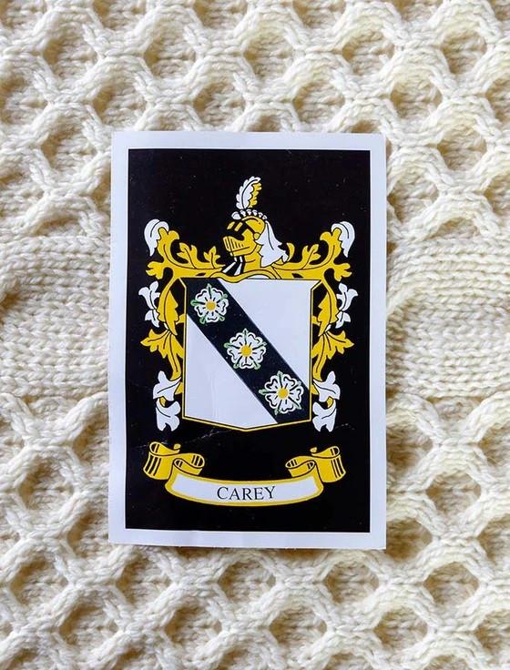 Aran Cashmere Carey Clan Aran Bed Runner
