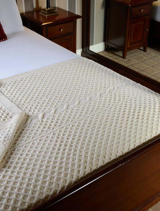aran cashmere Carey Clan Aran Throw