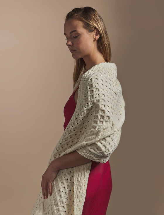 Aran Cashmere Carey Clan Aran Wrap