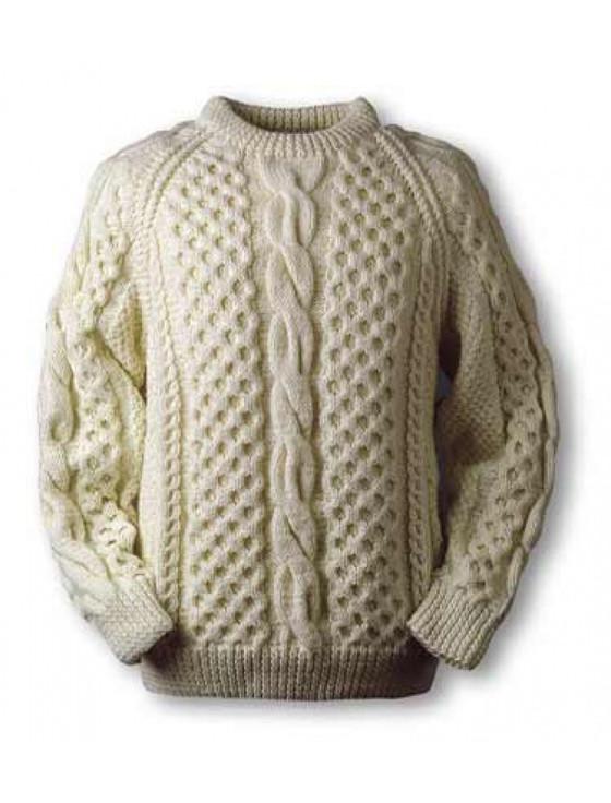 aran cashmere Carey Clan Sweater