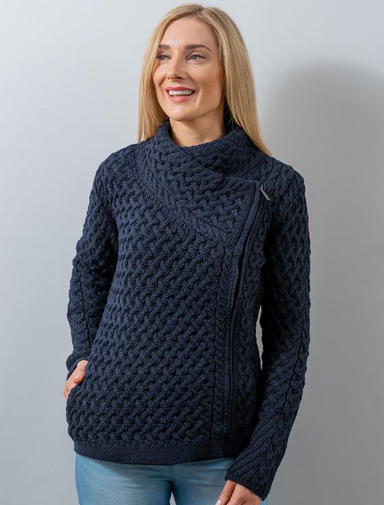 Aran Cashmere Carl‎ow Tre‎llis J‎acket