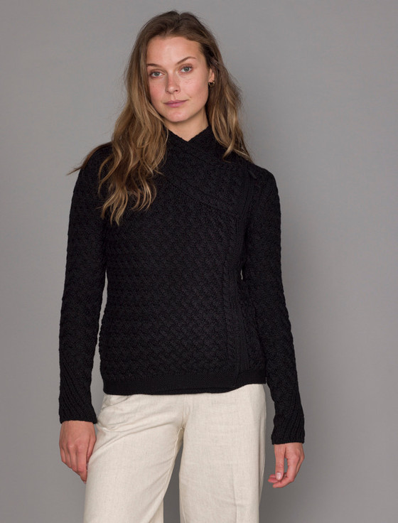 Aran Cashmere ‎Carlow Trellis J‎acket