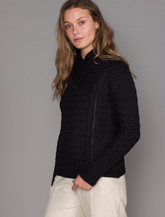 aran cashmere ‎Carlow Trellis J‎acket