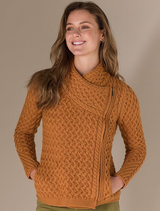 Aran Cashmere Carlow Trellis Jacket