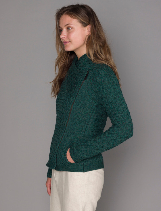 Aran Cashmere ‎Carlow Trellis Jacket‎