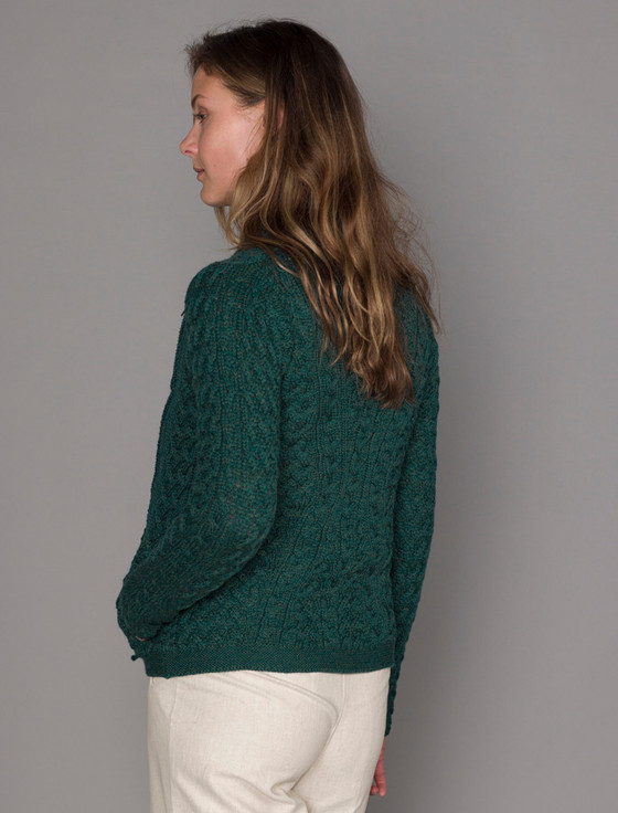 Aran Cashmere ‎Carlow Trellis Jacket‎