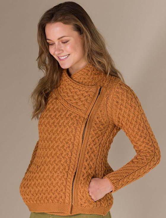 aran cashmere Carlow Trellis Jacket