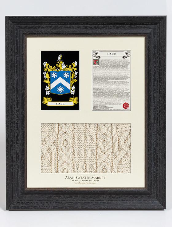 aran cashmere Carr Clan Aran & History Display