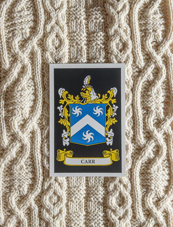Aran Cashmere Carr Clan Aran Throw