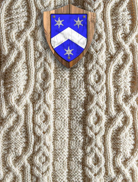 aran cashmere Carr Clan Aran Throw
