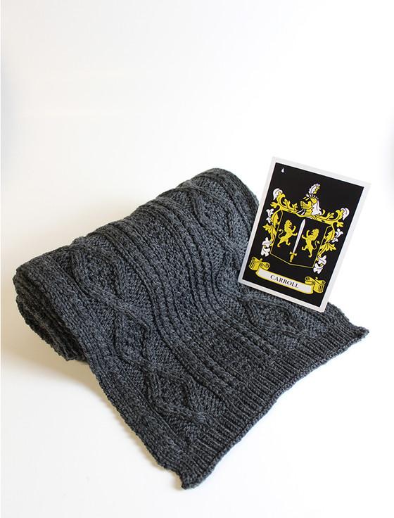 Aran Cashmere Carroll Clan Scarf