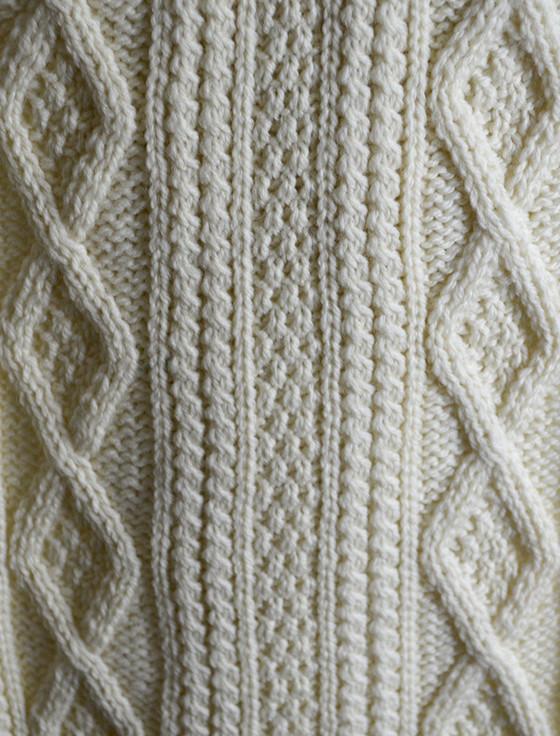 Aran Cashmere Carroll Clan Scarf