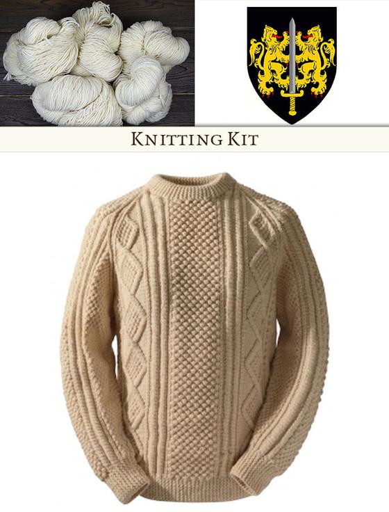 aran cashmere Carroll Knitting Kit