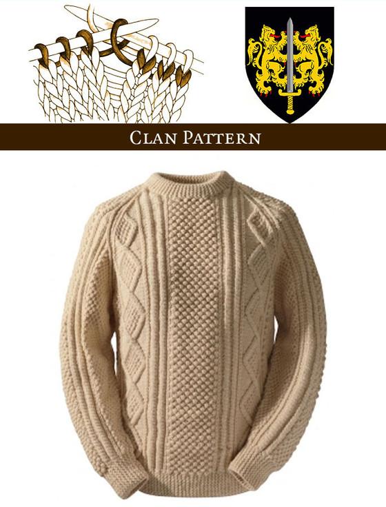 aran cashmere Carroll Knitting Pattern