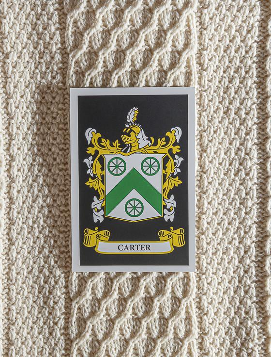 Aran Cashmere Carter Clan Aran Throw