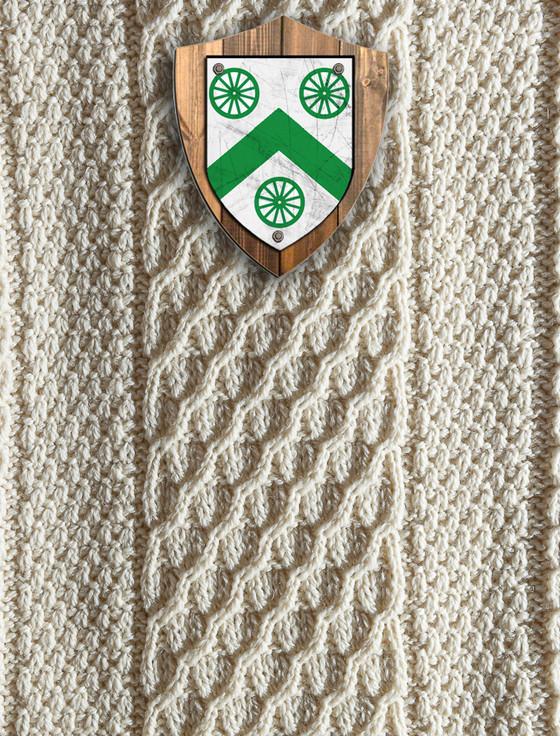 aran cashmere Carter Clan Aran Throw