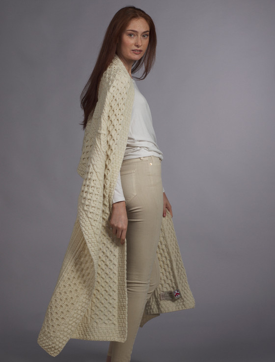 Aran Cashmere Casey Clan Aran Wrap
