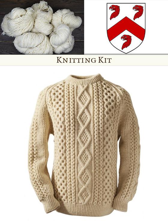 aran cashmere Casey Knitting Kit