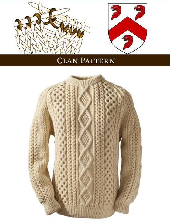 aran cashmere Casey Knitting Pattern