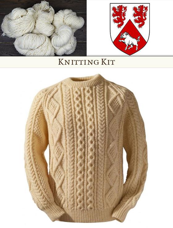 aran cashmere Cassidy Knitting Kit
