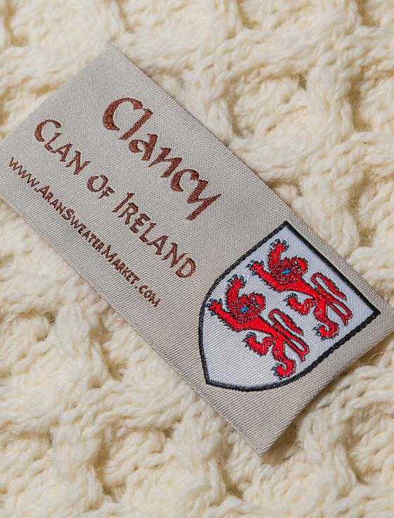 Aran Cashmere Clancy Clan Aran Poncho