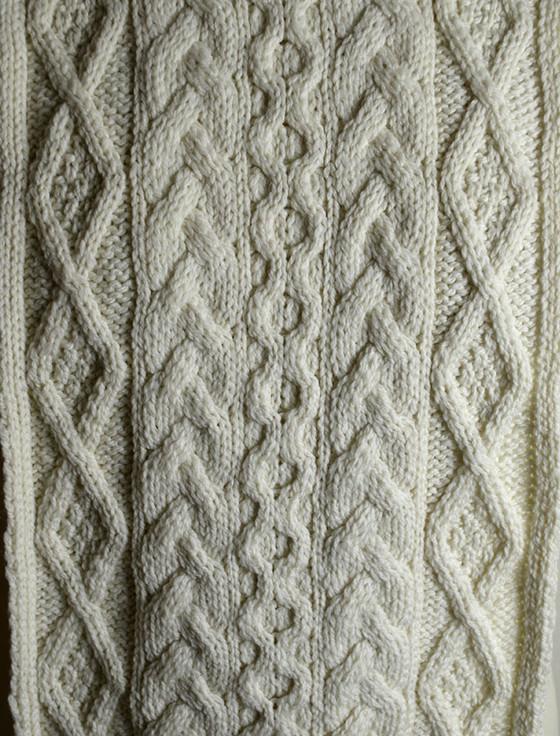 Aran Cashmere Clancy Clan Scarf
