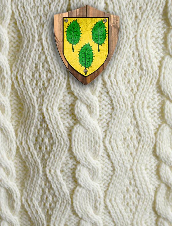 Aran Cashmere Clarke Clan Aran Throw
