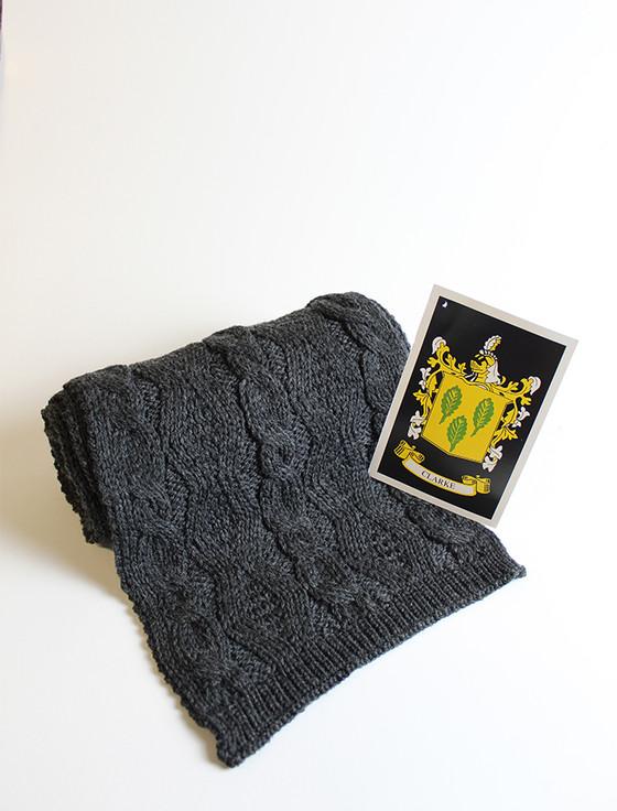 Aran Cashmere Clarke Clan Scarf