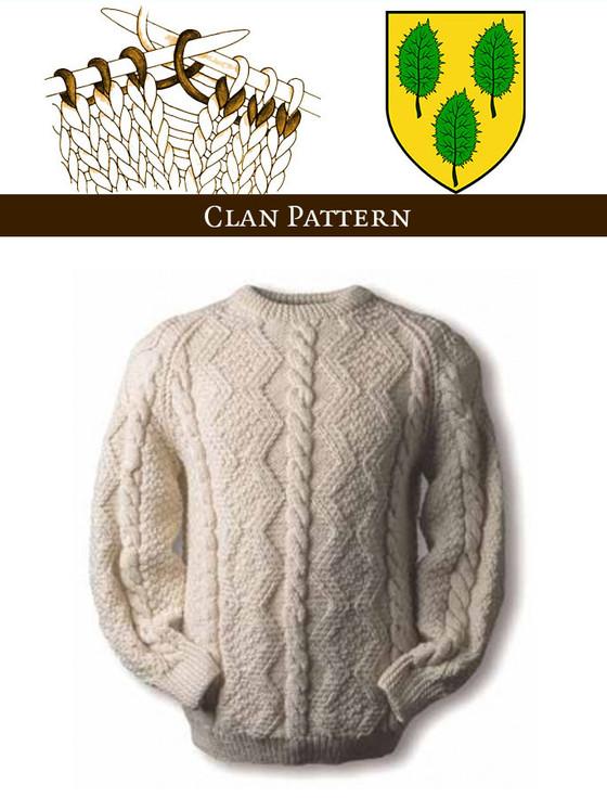 aran cashmere Clarke Knitting Pattern