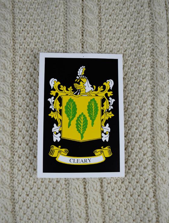 Aran Cashmere Cleary Clan Aran Throw