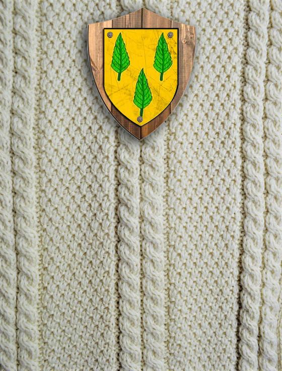 aran cashmere Cleary Clan Aran Throw