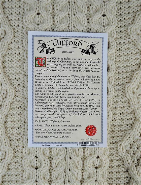 Aran Cashmere Clifford Clan Aran Throw