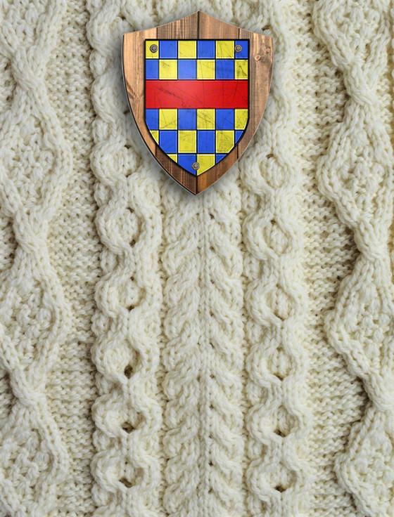 aran cashmere Clifford Clan Aran Throw