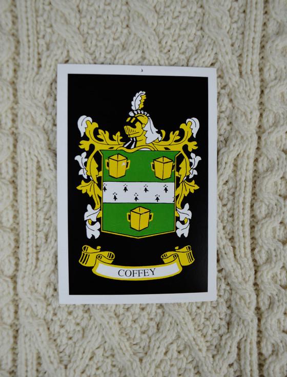 Aran Cashmere Coffey Clan Scarf