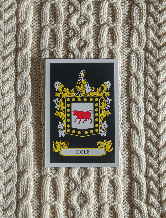 Aran Cashmere Cole Clan Aran Throw