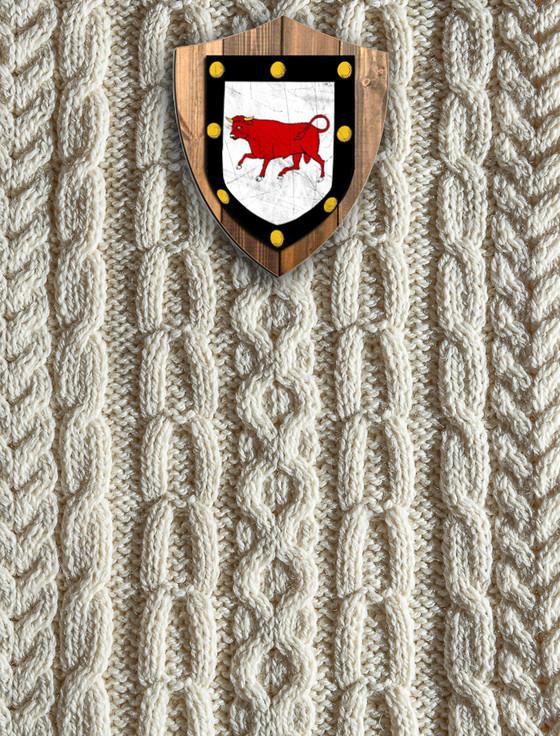 aran cashmere Cole Clan Aran Throw