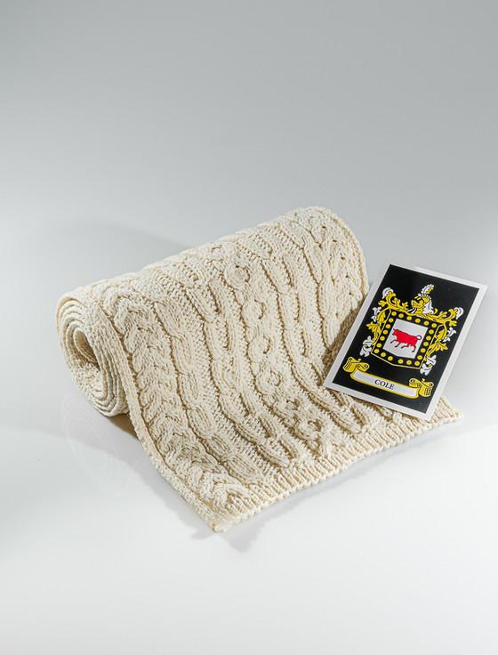 aran cashmere Cole Clan Scarf