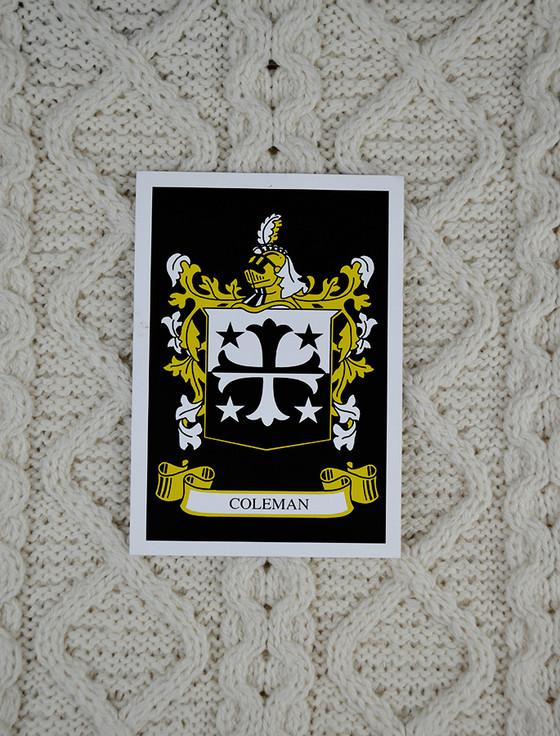 Aran Cashmere Coleman Clan Aran Throw