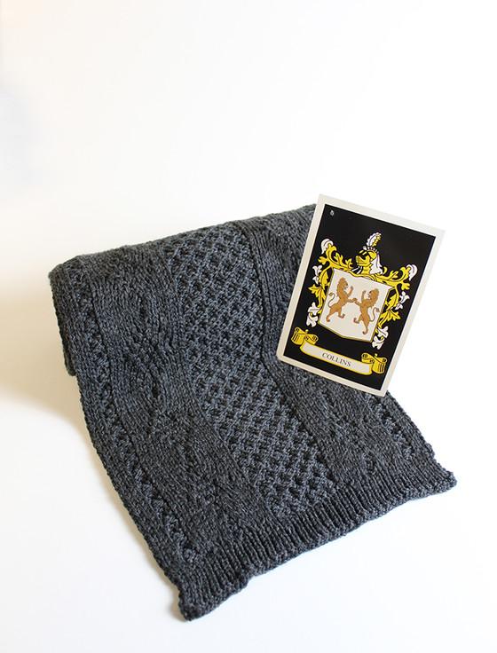 Aran Cashmere Collins Clan Scarf
