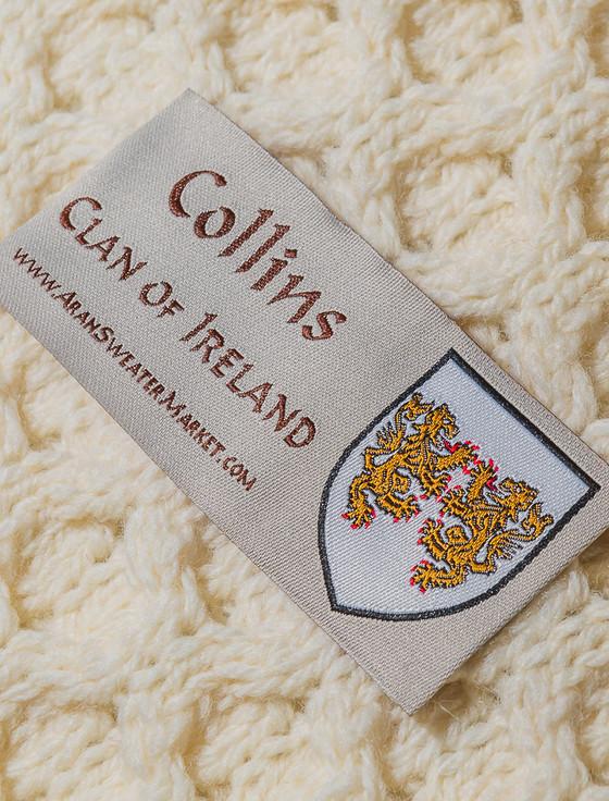 Aran Cashmere Collins Clan Scarf