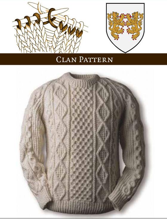 aran cashmere Collins Knitting Pattern