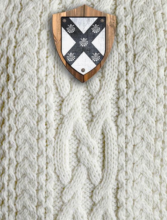Aran Cashmere Connolly Clan Aran Throw