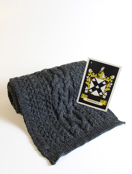 Aran Cashmere Connolly Clan Scarf
